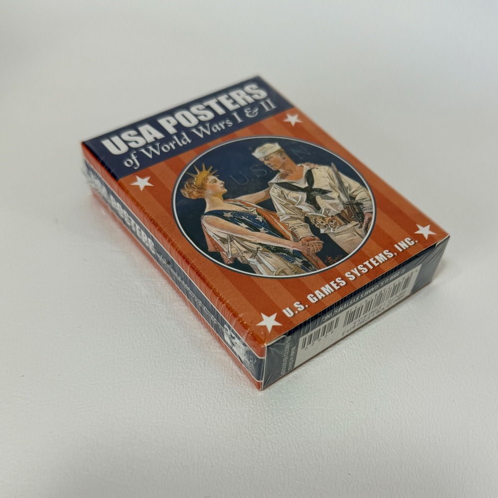 U.S. Game Systems USA War Posters Poker Sized Playing Cards 2008 Sealed - Picture 6 of 8